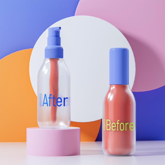150ml airless bottles are ideal for body lotions and creams